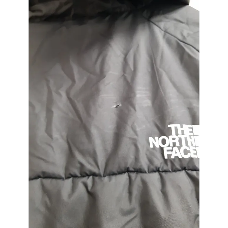 Kurtka Dziecięca Zimowa The North Face Perrito Puchowa Czarna Logo r. XXL