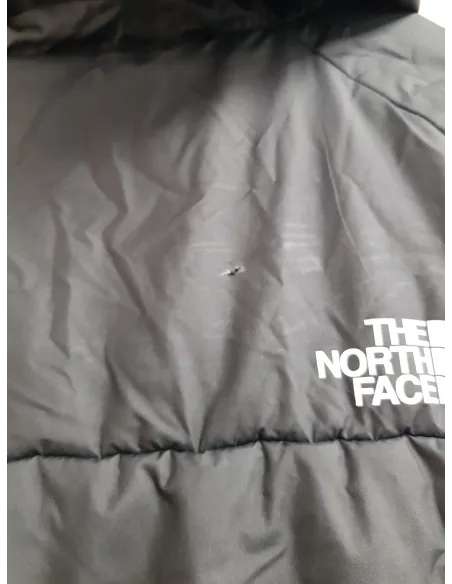 Kurtka Dziecięca Zimowa The North Face Perrito Puchowa Czarna Logo r. XXL