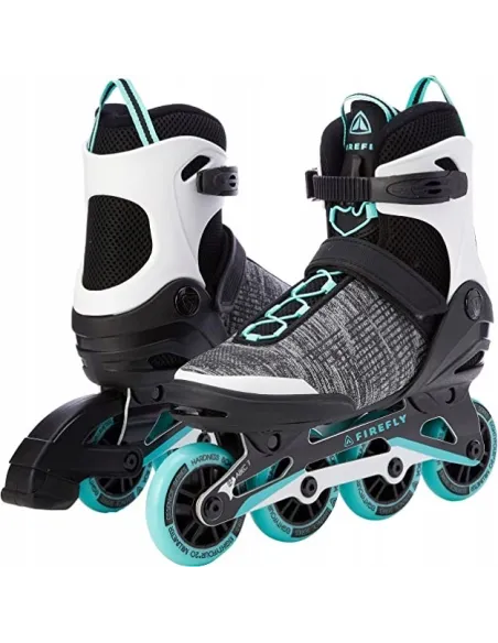 Rolki damskie FIREFLY ILS 350 W84 Oddychające Klamra Rzep Kółka 84 mm r. 37