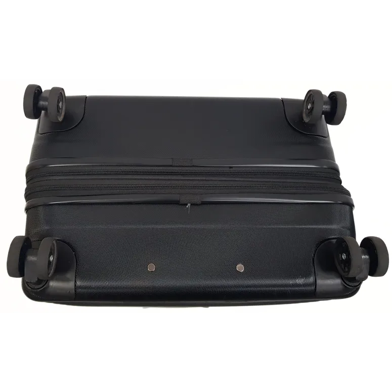 Walizka Podróżna Turystyczna Amazon Basics Kółka Duża Czarna 78 cm 105 L