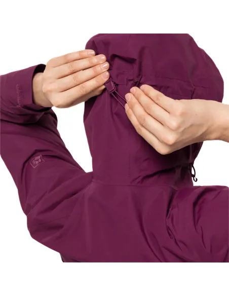 Kurtka Damska 3w1 Jack Wolfskin Norrland Wodoodporna Z Kapturem Fiolet r. M