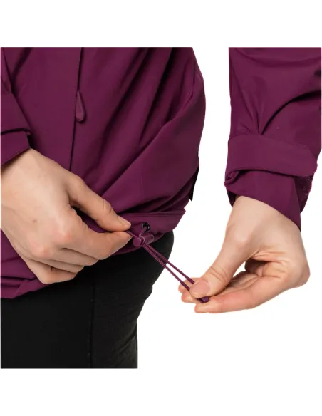 Kurtka Damska 3w1 Jack Wolfskin Norrland Wodoodporna Z Kapturem Fiolet r. M