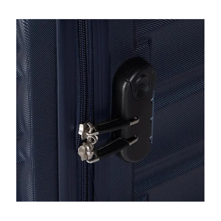 Duża Walizka Wittchen Twarda ABS Zamek Szyfrowy Na Kółkach Granatowa 96 L