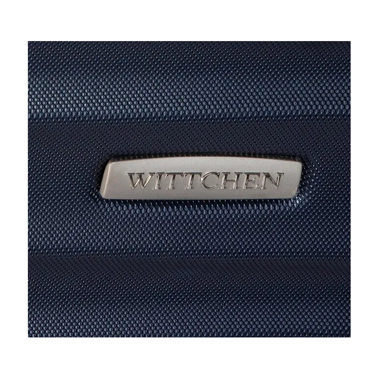 Duża Walizka Wittchen Twarda ABS Zamek Szyfrowy Na Kółkach Granatowa 96 L