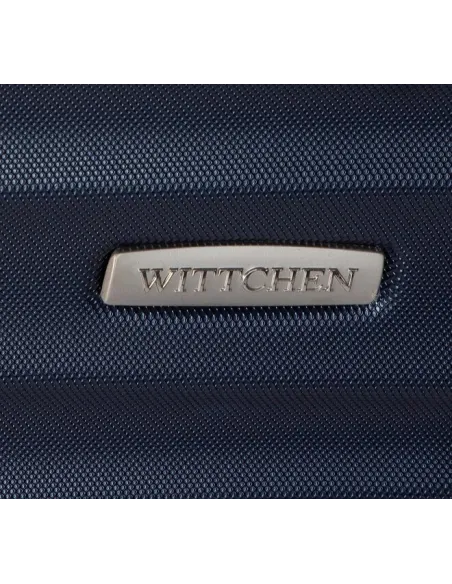 Duża Walizka Wittchen Twarda ABS Zamek Szyfrowy Na Kółkach Granatowa 96 L