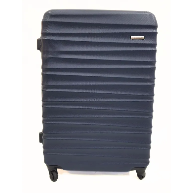 Duża Walizka Wittchen Twarda ABS Zamek Szyfrowy Na Kółkach Granatowa 96 L