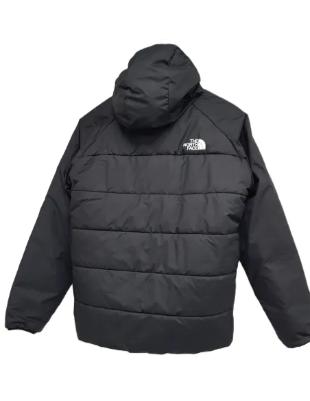 Kurtka Dziecięca Zimowa The North Face Perrito Puchowa Czarna Logo r. XL