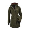 Parka Damska Killtec Grindavik Z Kapturem Wodoodporna Ciemnozielona r. 40