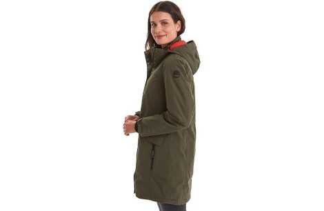Parka Damska Killtec Grindavik Z Kapturem Wodoodporna Ciemnozielona r. 40