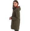 Parka Damska Killtec Grindavik Z Kapturem Wodoodporna Ciemnozielona r. 40