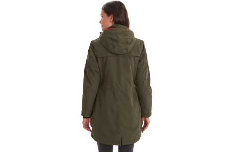 Parka Damska Killtec Grindavik Z Kapturem Wodoodporna Ciemnozielona r. 40