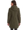 Parka Damska Killtec Grindavik Z Kapturem Wodoodporna Ciemnozielona r. 40