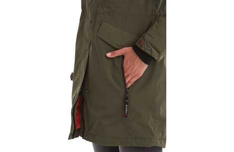 Parka Damska Killtec Grindavik Z Kapturem Wodoodporna Ciemnozielona r. 40