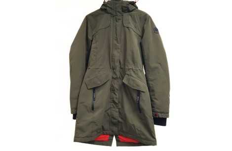 Parka Damska Killtec Grindavik Z Kapturem Wodoodporna Ciemnozielona r. 40