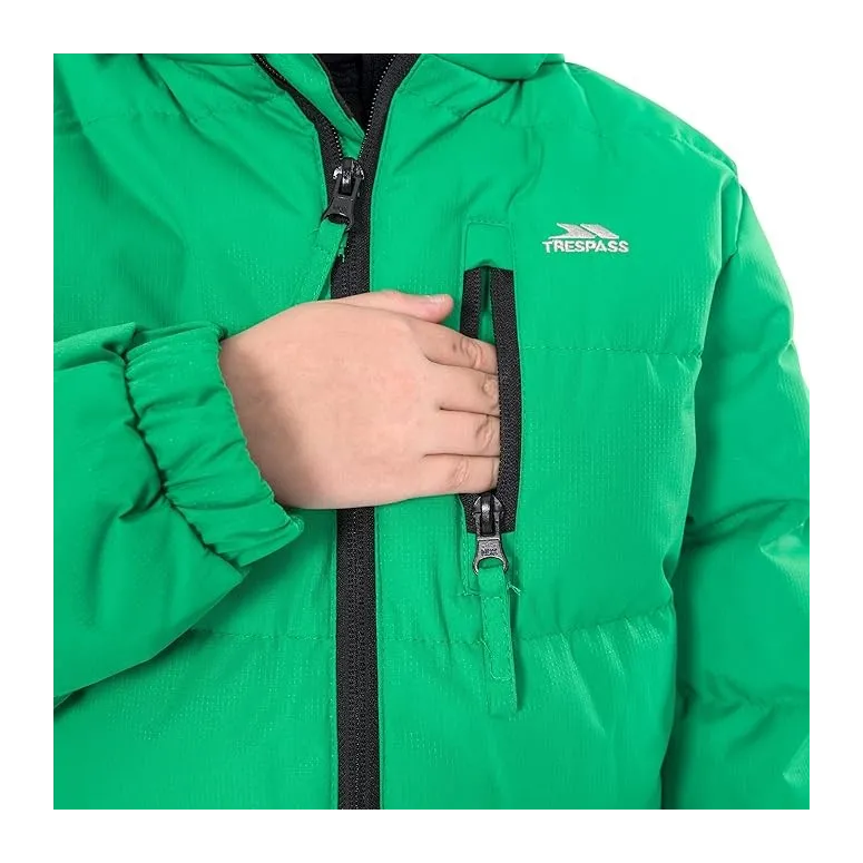 Kurtka Zimowa Chłopięca Trespass Jungen Tuff Ocieplana Z Kapturem 122-128cm