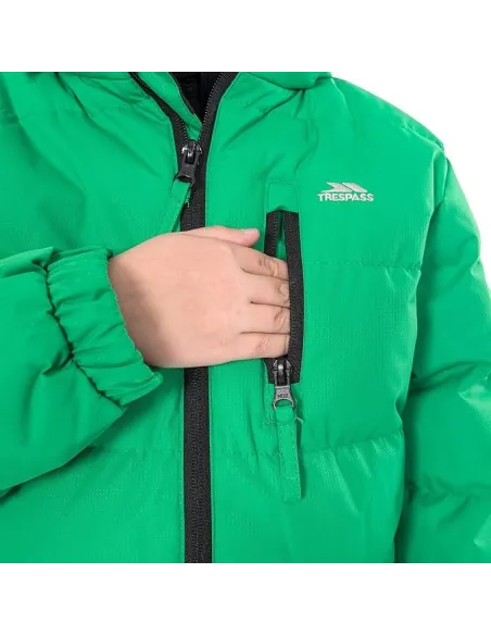 Kurtka Zimowa Chłopięca Trespass Jungen Tuff Ocieplana Z Kapturem 122-128cm