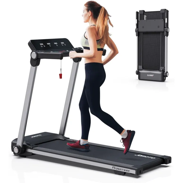 Bieżnia Elektryczna 13,5 km/h JOROTO F5 Fitness Składana Pod Łóżko Do 120kg