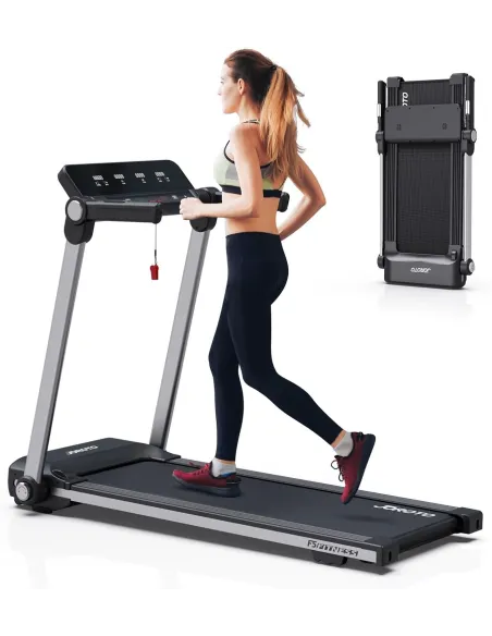 Bieżnia Elektryczna 13,5 km/h JOROTO F5 Fitness Składana Pod Łóżko Do 120kg