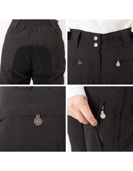 Spodnie Damskie Termo Bryczesy Covalliero Alaska Softshell Wodoodporne r.XL