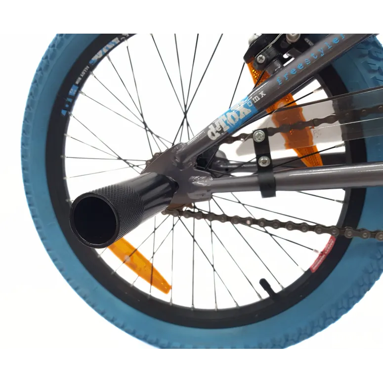 Rower Dziecięcy BMX 18 Stal V-Brake Kierownica Rotor 360 Dzwonek 4x Pegi