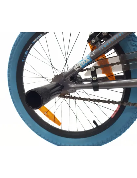 Rower Dziecięcy BMX 18 Stal V-Brake Kierownica Rotor 360 Dzwonek 4x Pegi