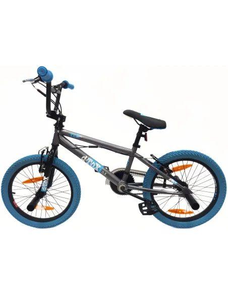 Rower Dziecięcy BMX 18 Stal V-Brake Kierownica Rotor 360 Dzwonek 4x Pegi