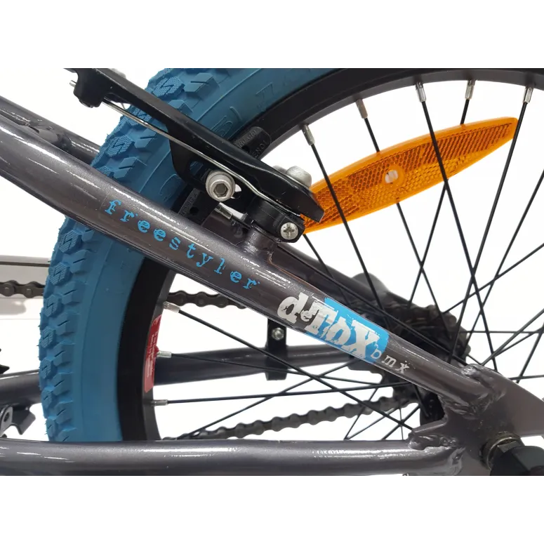 Rower Dziecięcy BMX 18 Stal V-Brake Kierownica Rotor 360 Dzwonek 4x Pegi