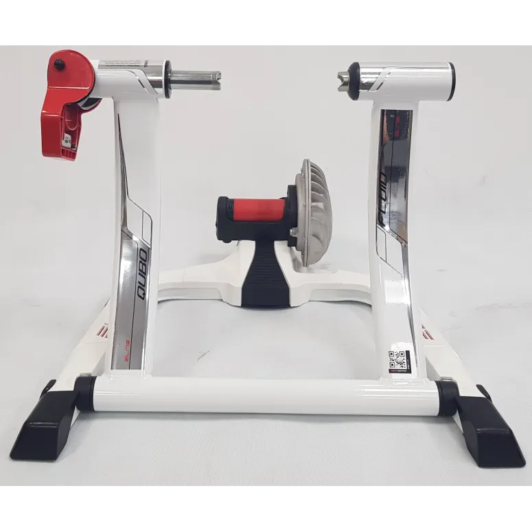 Trenażer Rowerowy Olejowy Elite Qubo Fluid Interaktywny + Szybkozamykacz