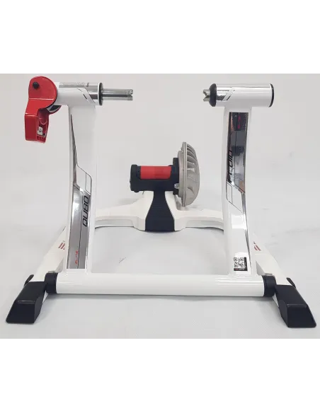 Trenażer Rowerowy Olejowy Elite Qubo Fluid Interaktywny + Szybkozamykacz