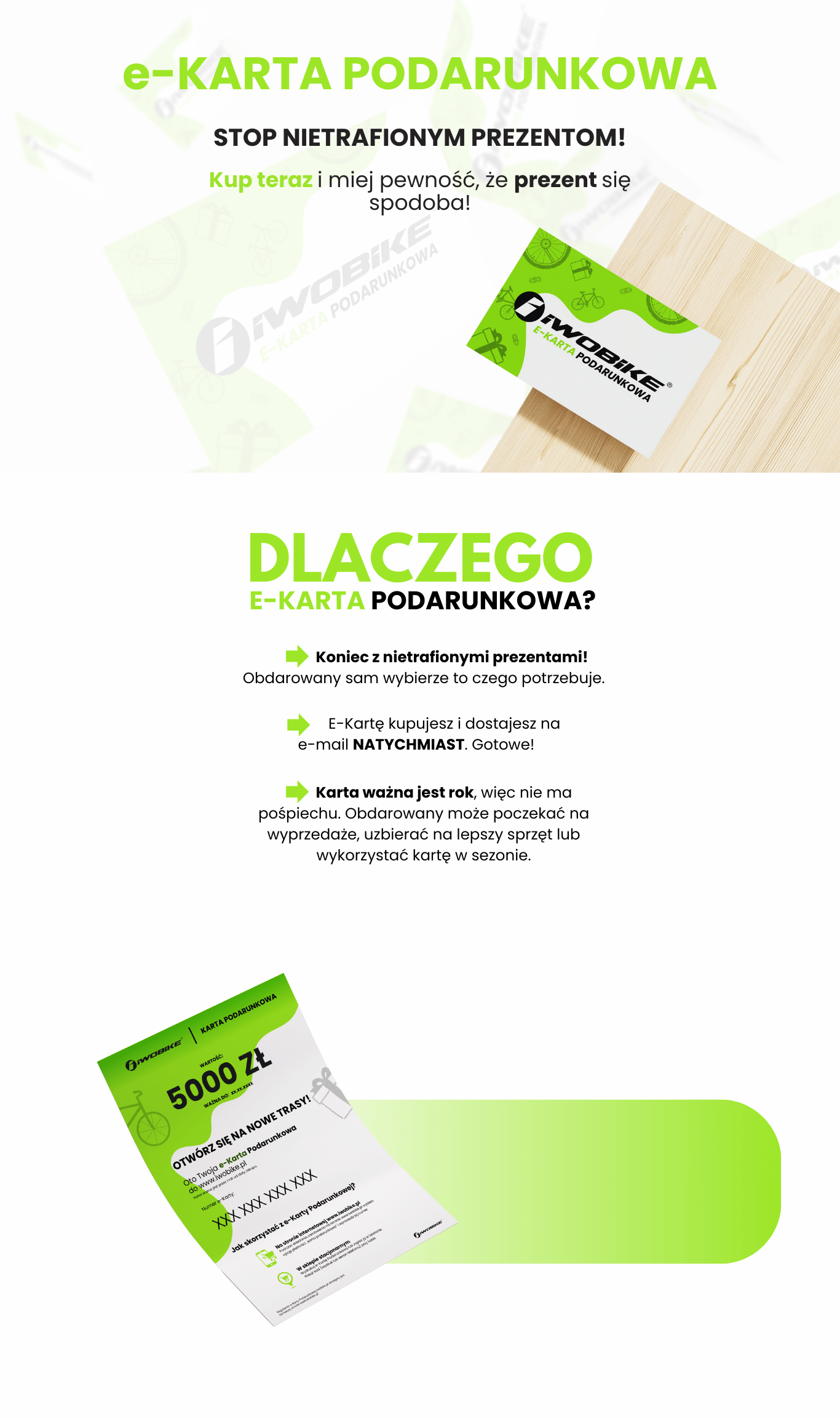 Karta podarunkowa-iwobike-prezent-rowery