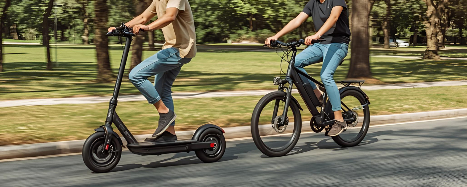Rower elektryczny czy hulajnoga elektryczna? Co wybrać?